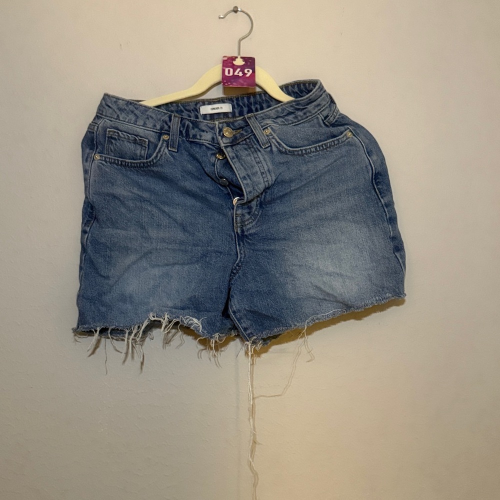 Forever 21 Blue Jean Shorts